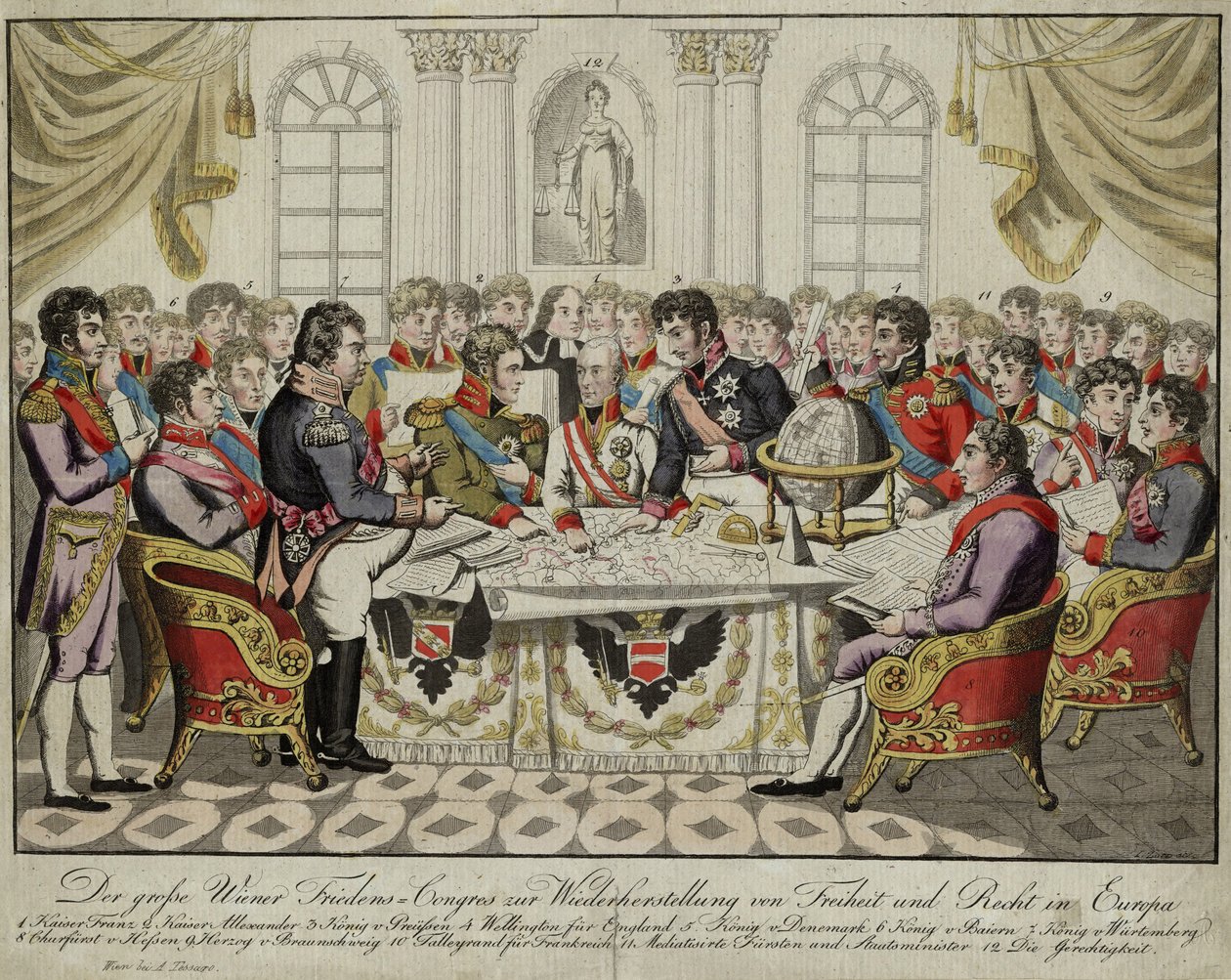 The Congress of Vienna by Unbekannt
