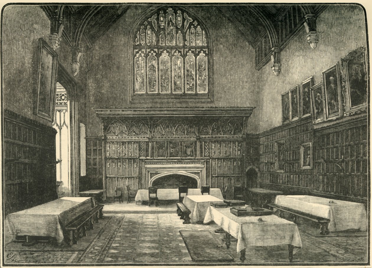 The Dining-Hall, 1898 by Unbekannt