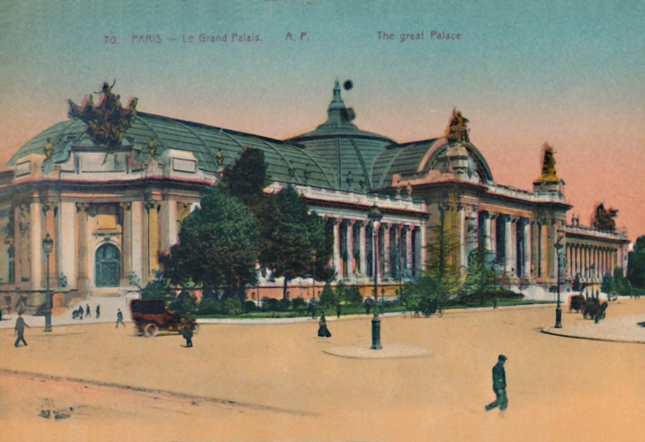 The Grand Palais, Paris, c. 1920 by Unbekannt