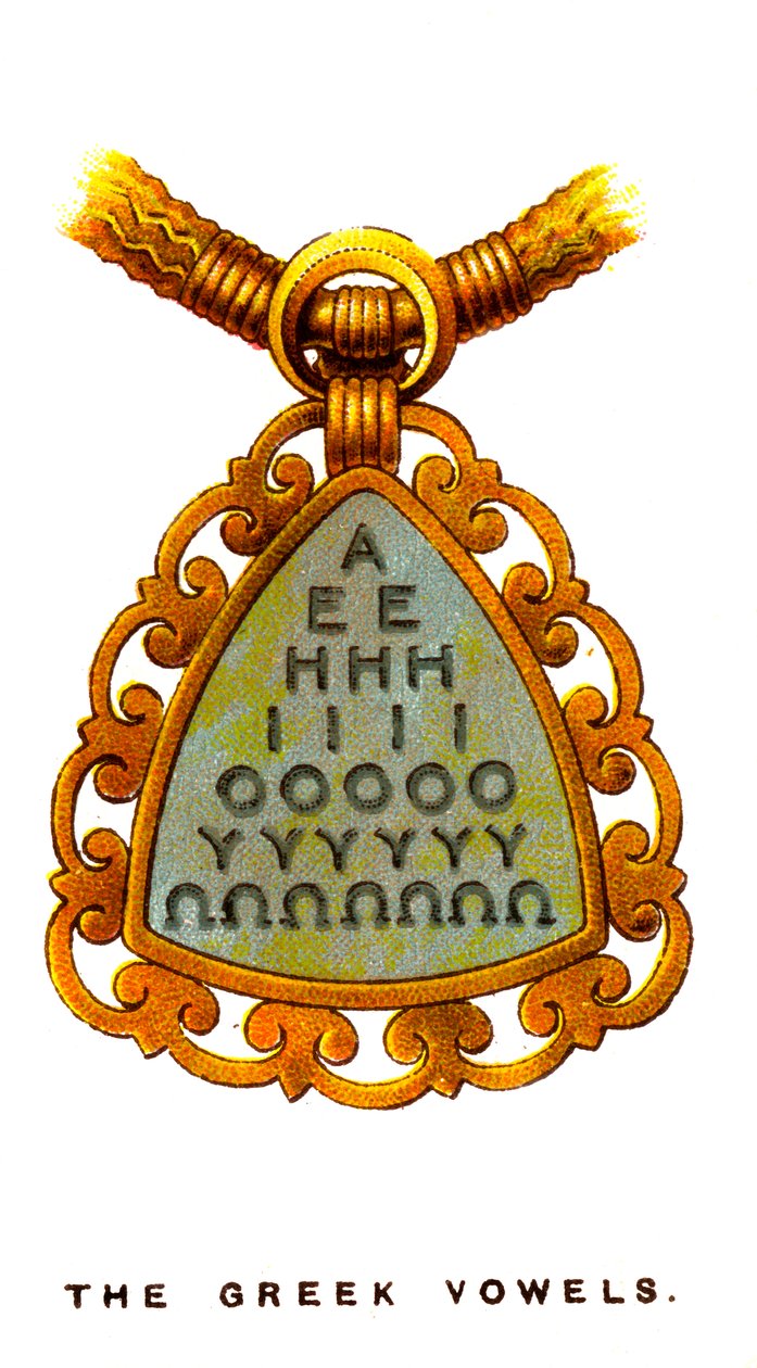 The Greek Vowels by Unbekannt