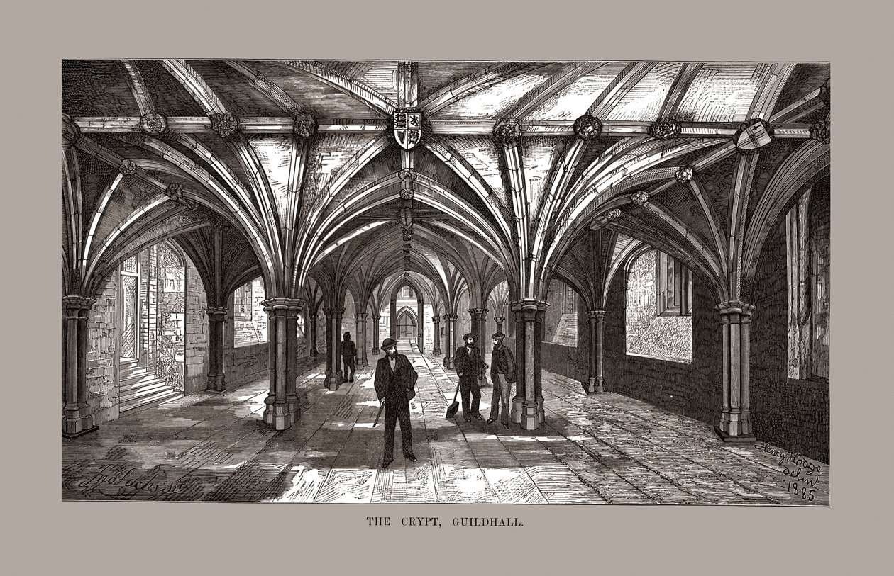The Guild-Hall Crypt by Unbekannt