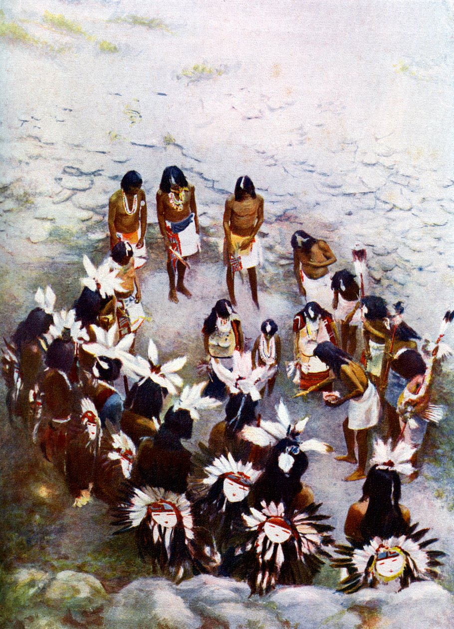 The Hopi flute ceremony by Unbekannt