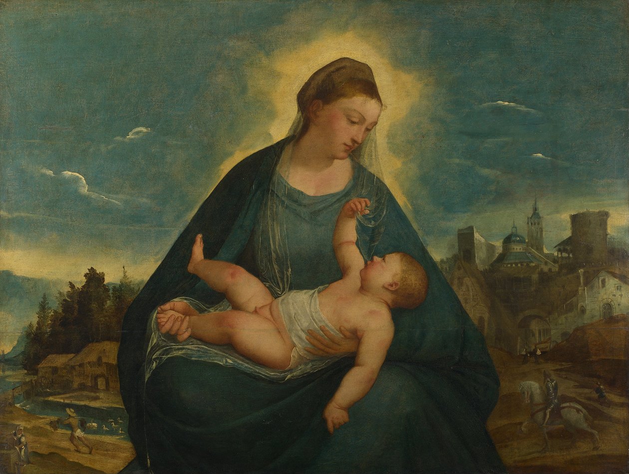 The Madonna and Child by Unbekannt