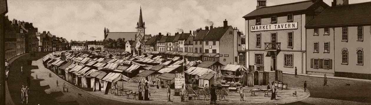 The Market Place by Unbekannt