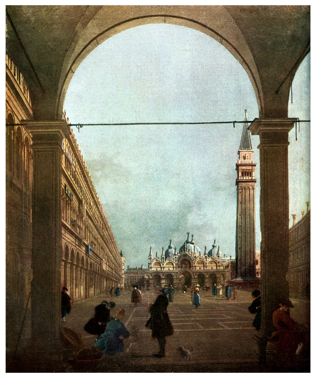 The Piazza, Venice by Unbekannt