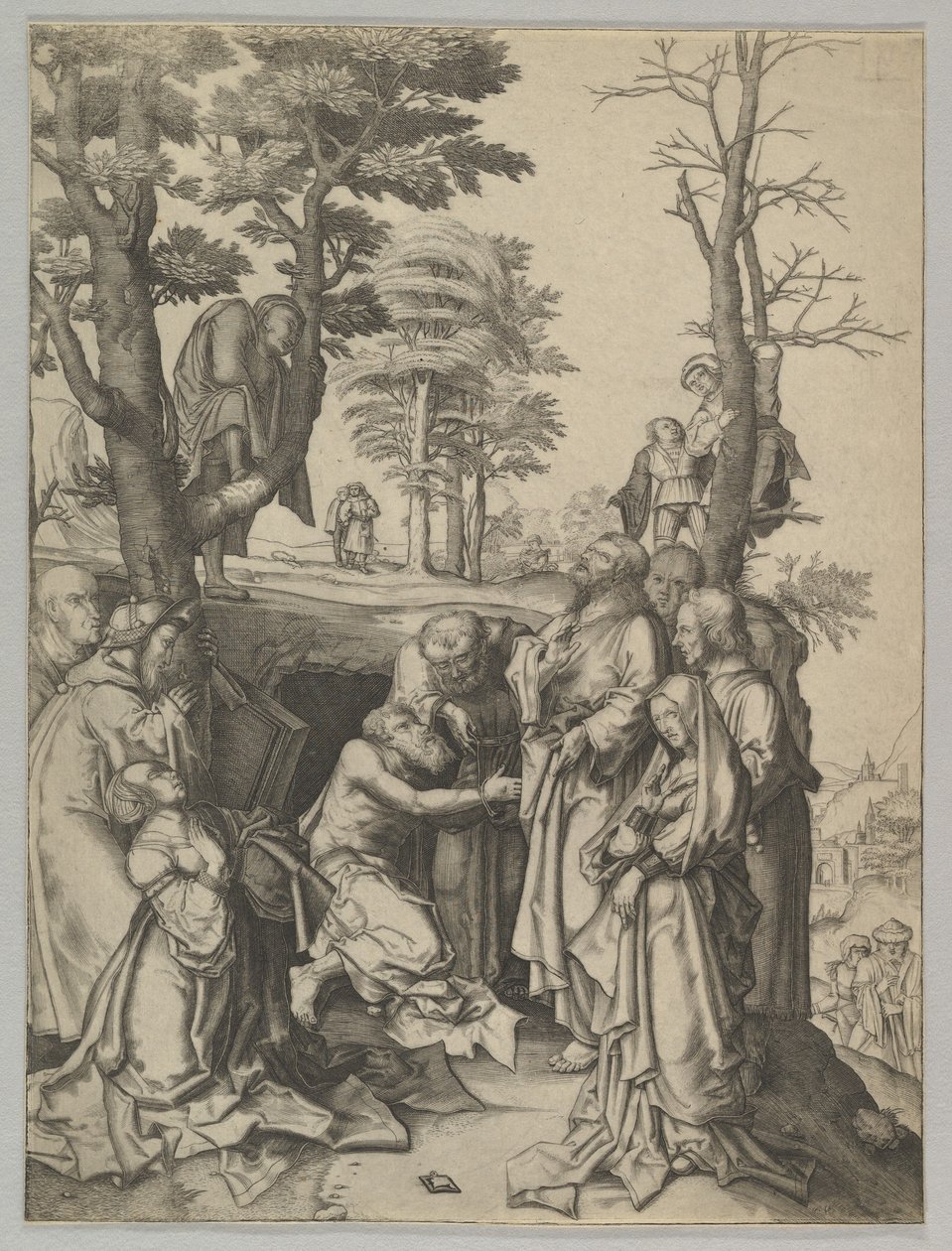 The Raising of Lazarus by Unbekannt
