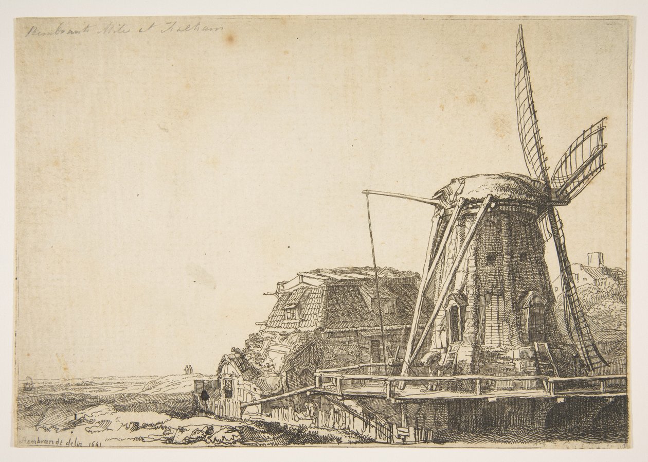 The Windmill by Unbekannt