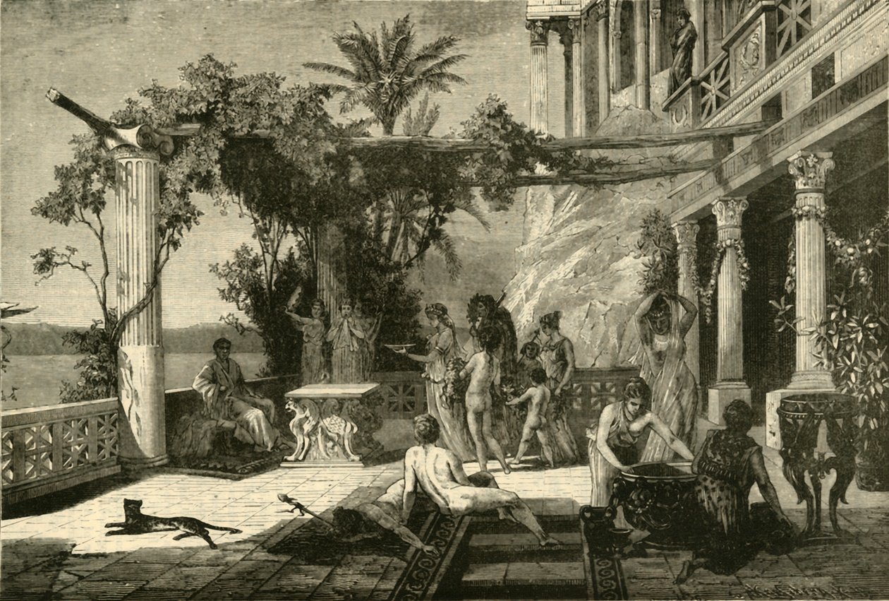Tiberius at Capreae by Unbekannt