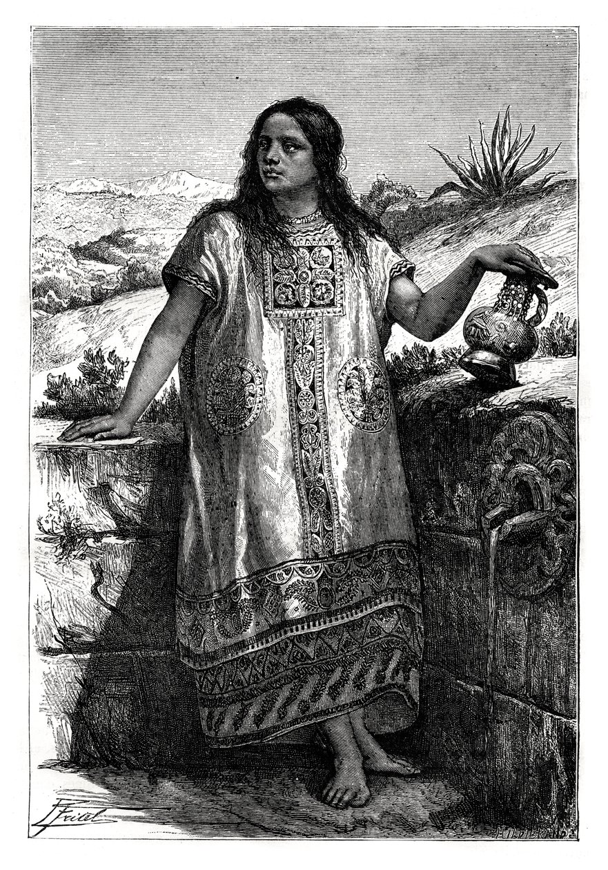 Toltec girl, Mexico by Unbekannt