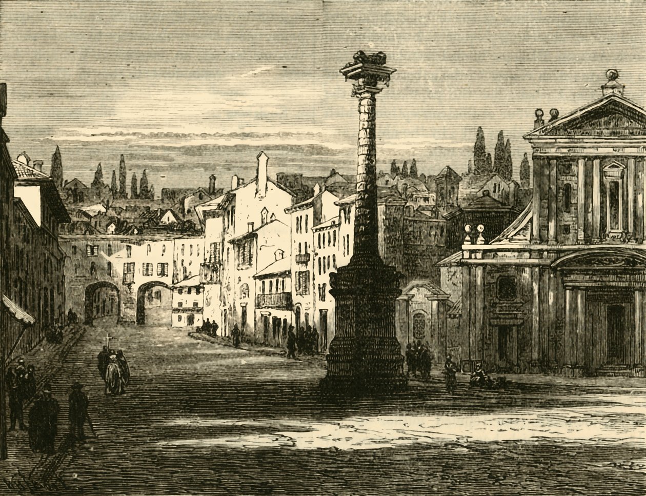 View in Milan, 1890 by Unbekannt