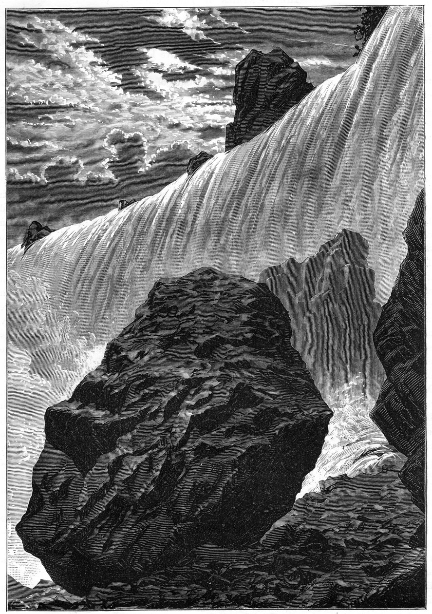 View of the Falls of Niagara (1877) by Unbekannt