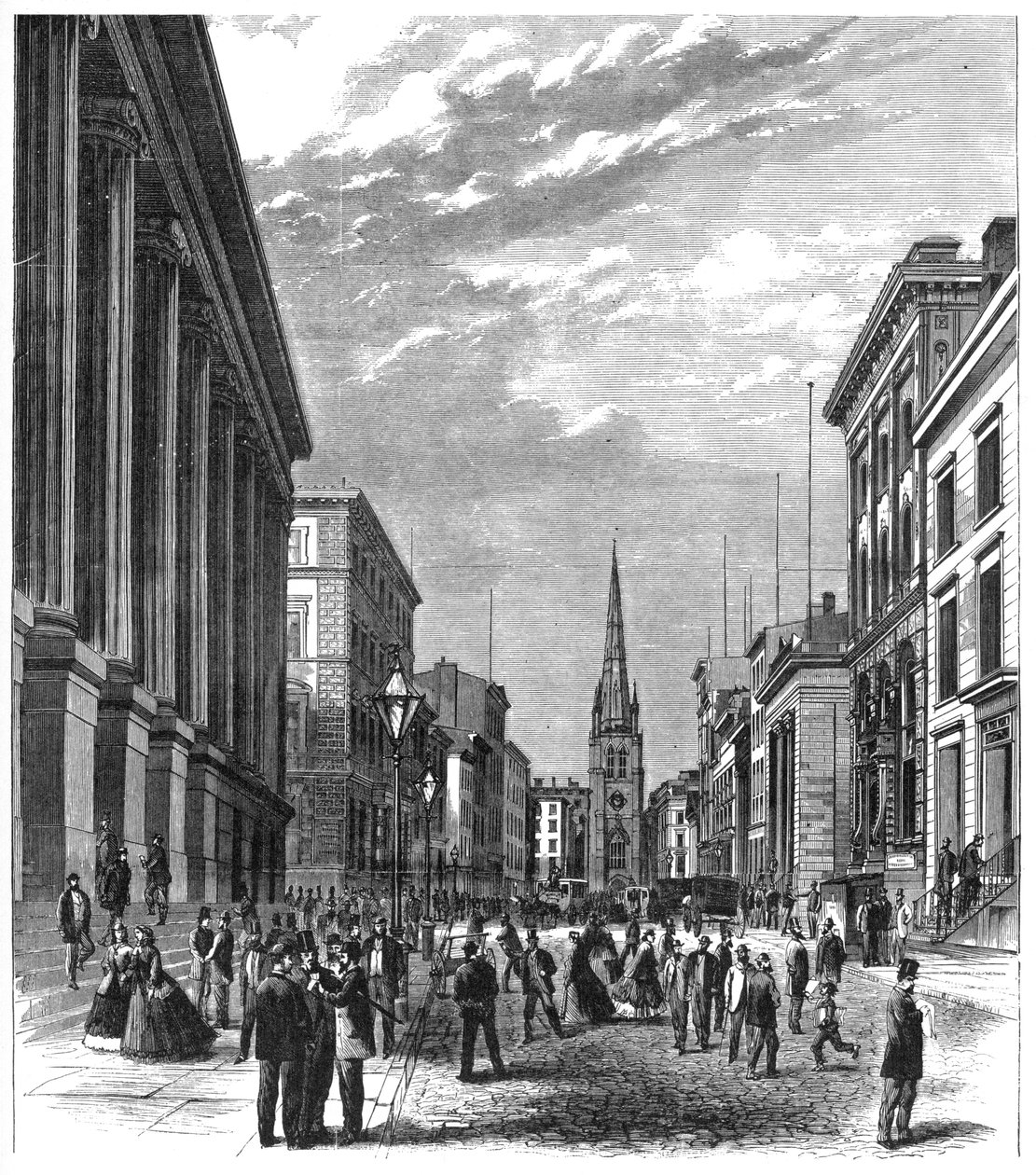 Wall Street, New York by Unbekannt