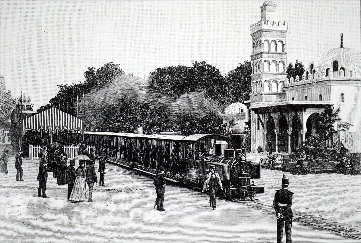 A Decauville Locomotive by Unbekannt