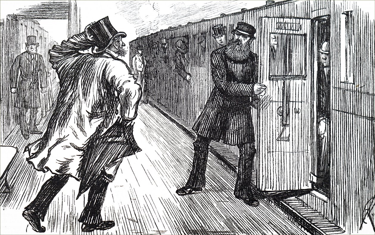 A Train Guard by Unbekannt
