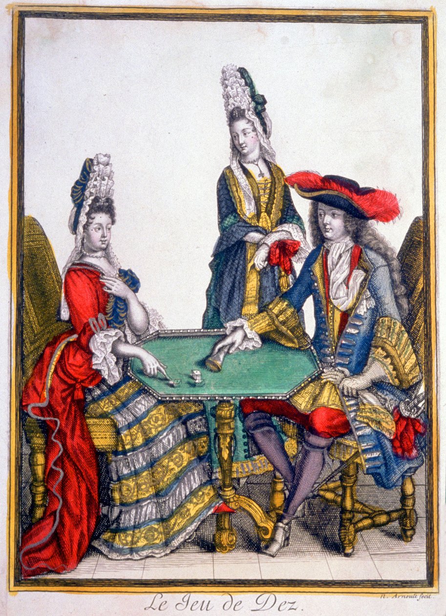 Dice Game by Unbekannter Künstler