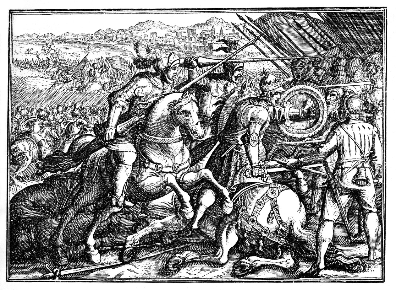 Francis I of France taken prisoner by Unbekannter Künstler