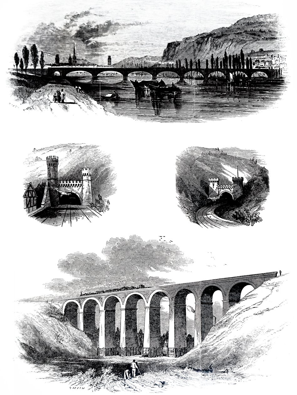 French Railway Bridges by Unbekannt