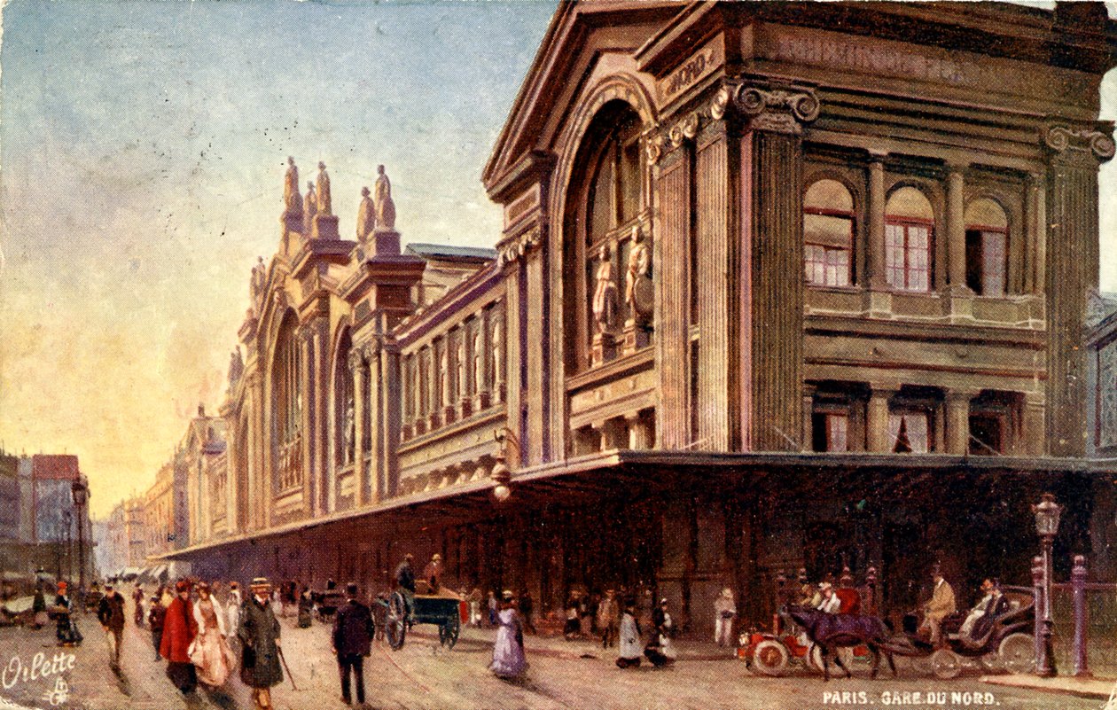 Gare du Nord, Paris by Unbekannter Künstler