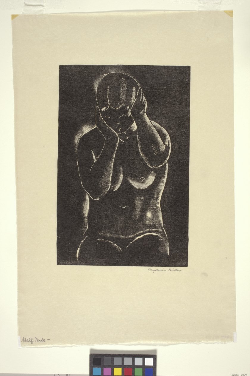 Half Nude by Unbekannter Künstler