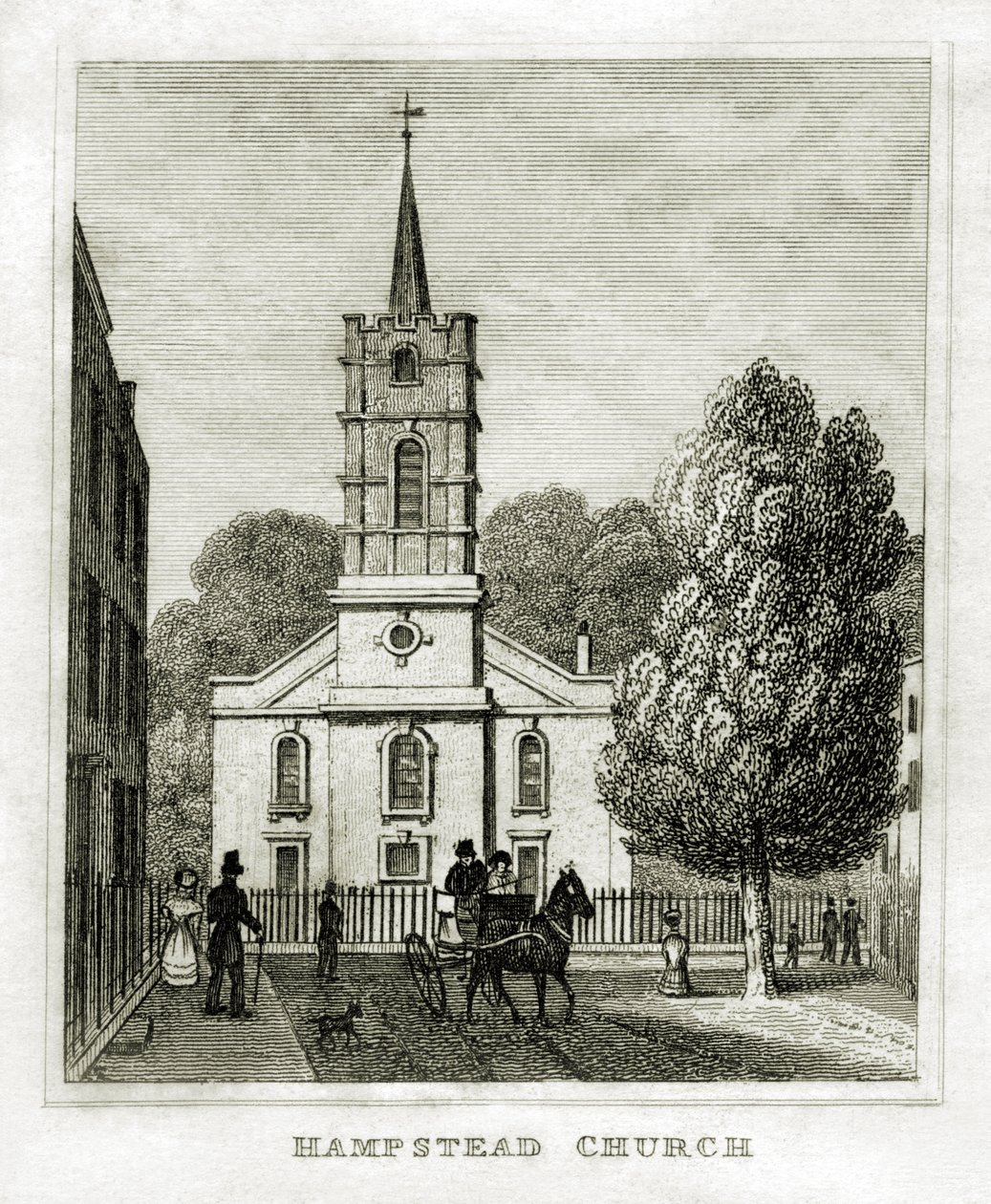 Hampstead Church by Unbekannt