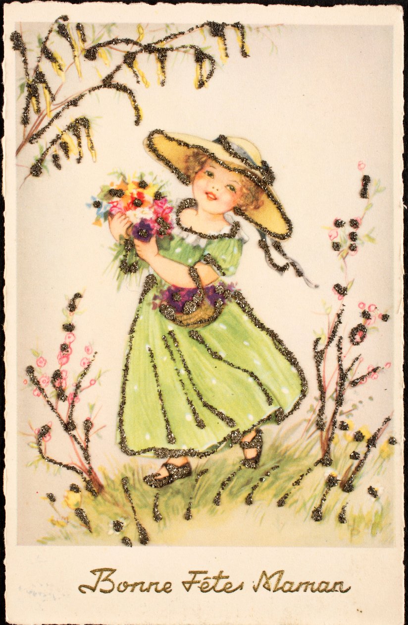 Old postcard / Happy Mother