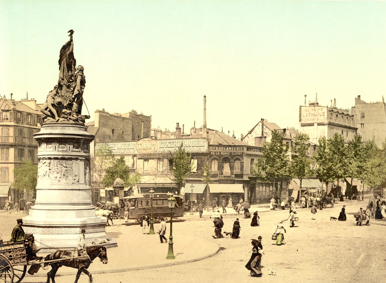 Place Clichy in Paris by Unbekannt