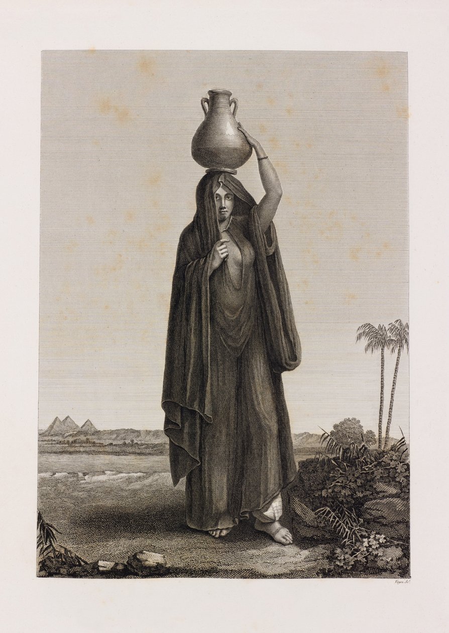 Woman Carrying a Jug by Unbekannt