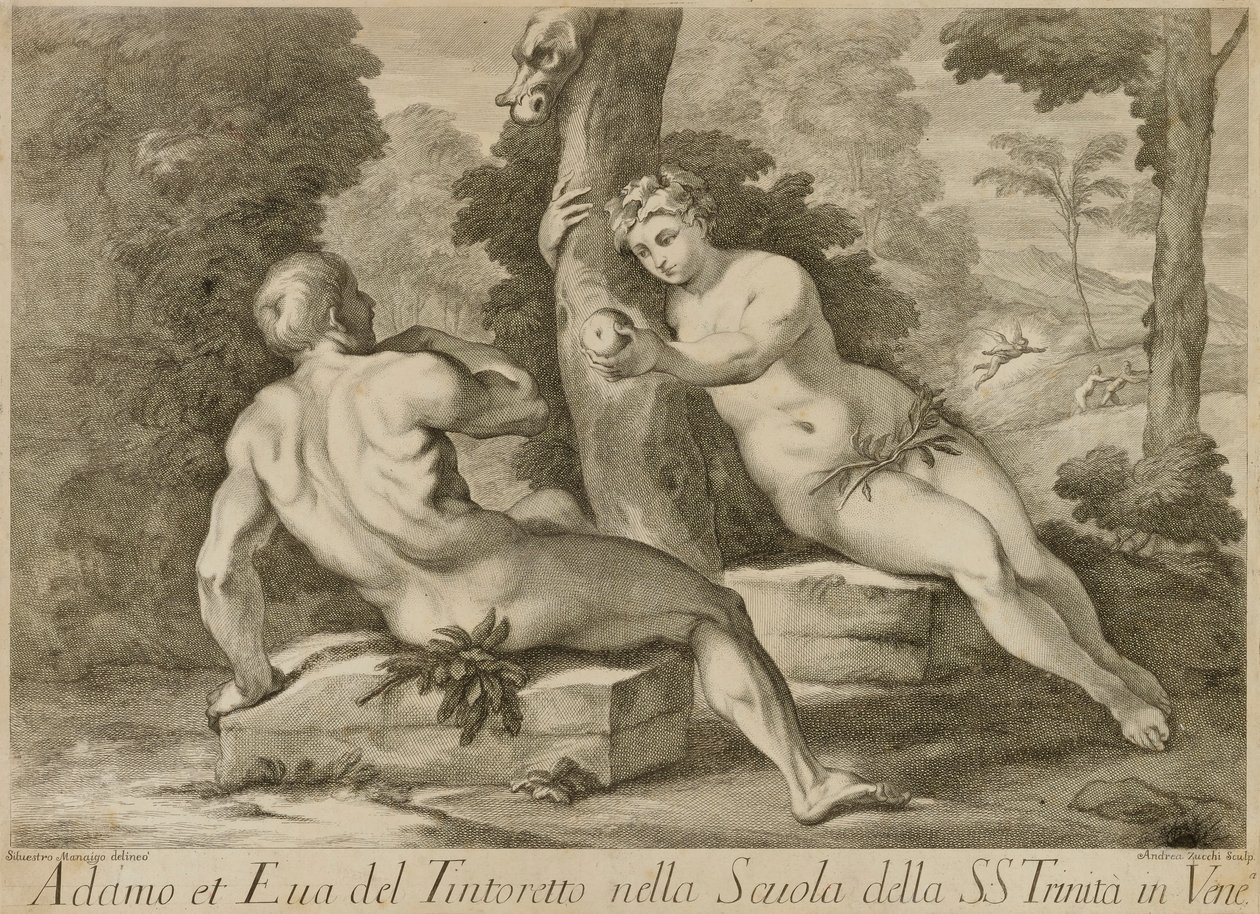 Adam and Eve by Unidentified