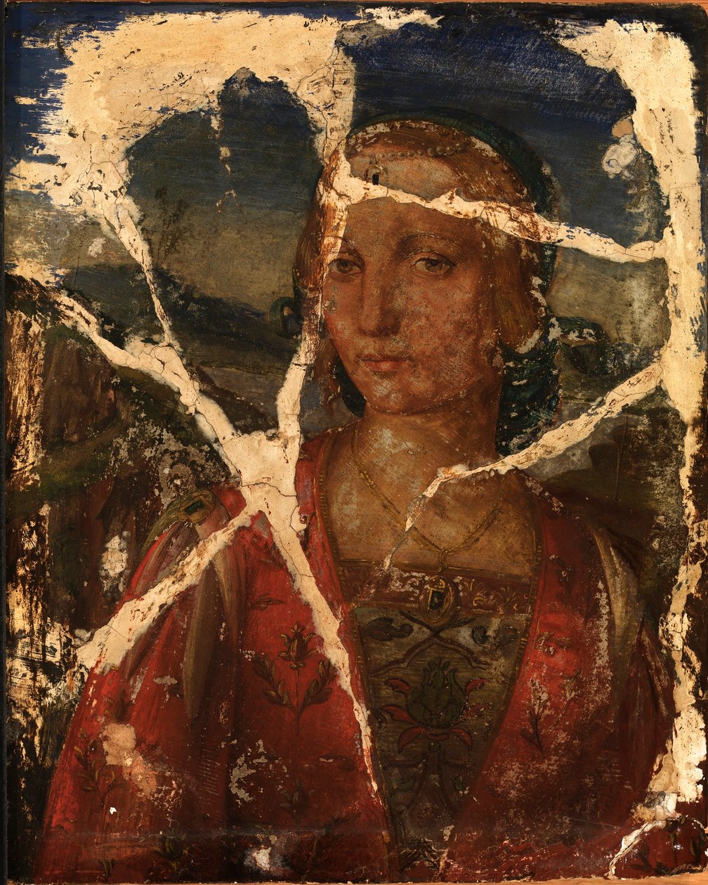 Head of a Young Woman by Unidentified