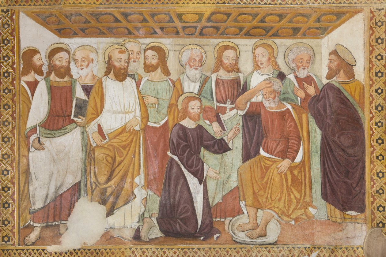 Foot Washing by Unbekannt Unbekannt