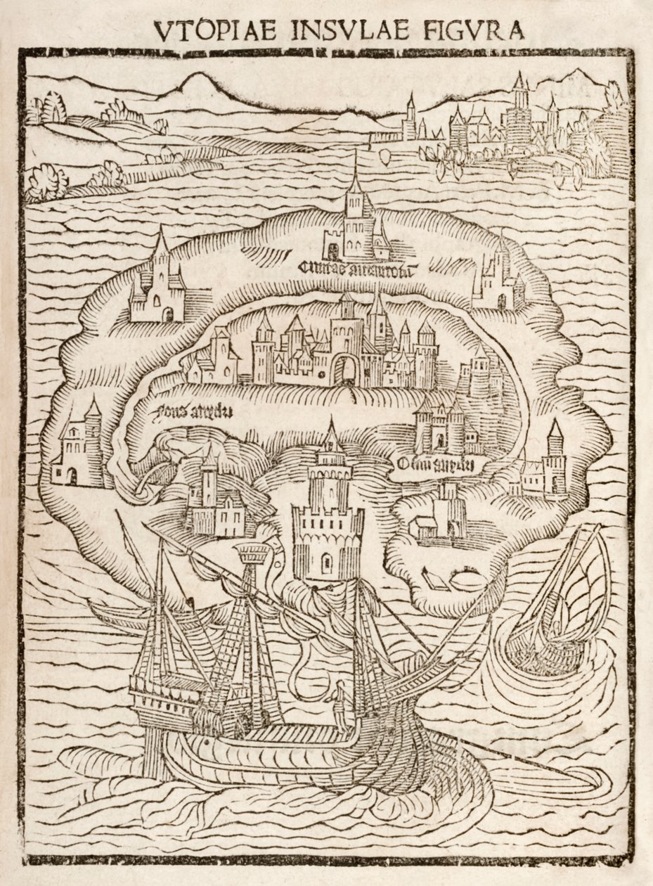 Utopiae Insulae Figura by Unknown