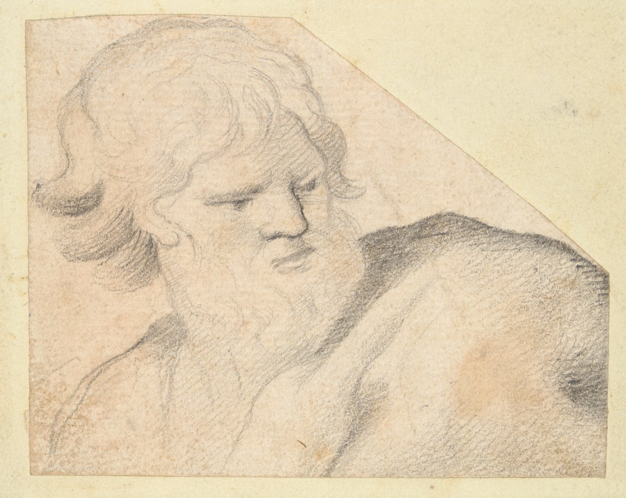 Head of a Bearded Man by Unknown