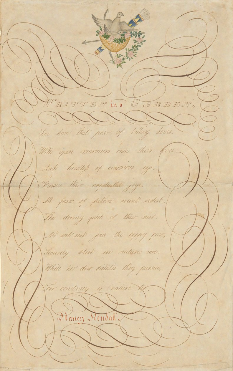 Written in a Garden by Unknown