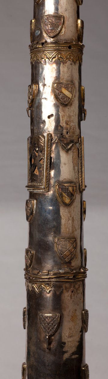 Candelabrum (?), Silversmithing (Detail) by Unknown artist