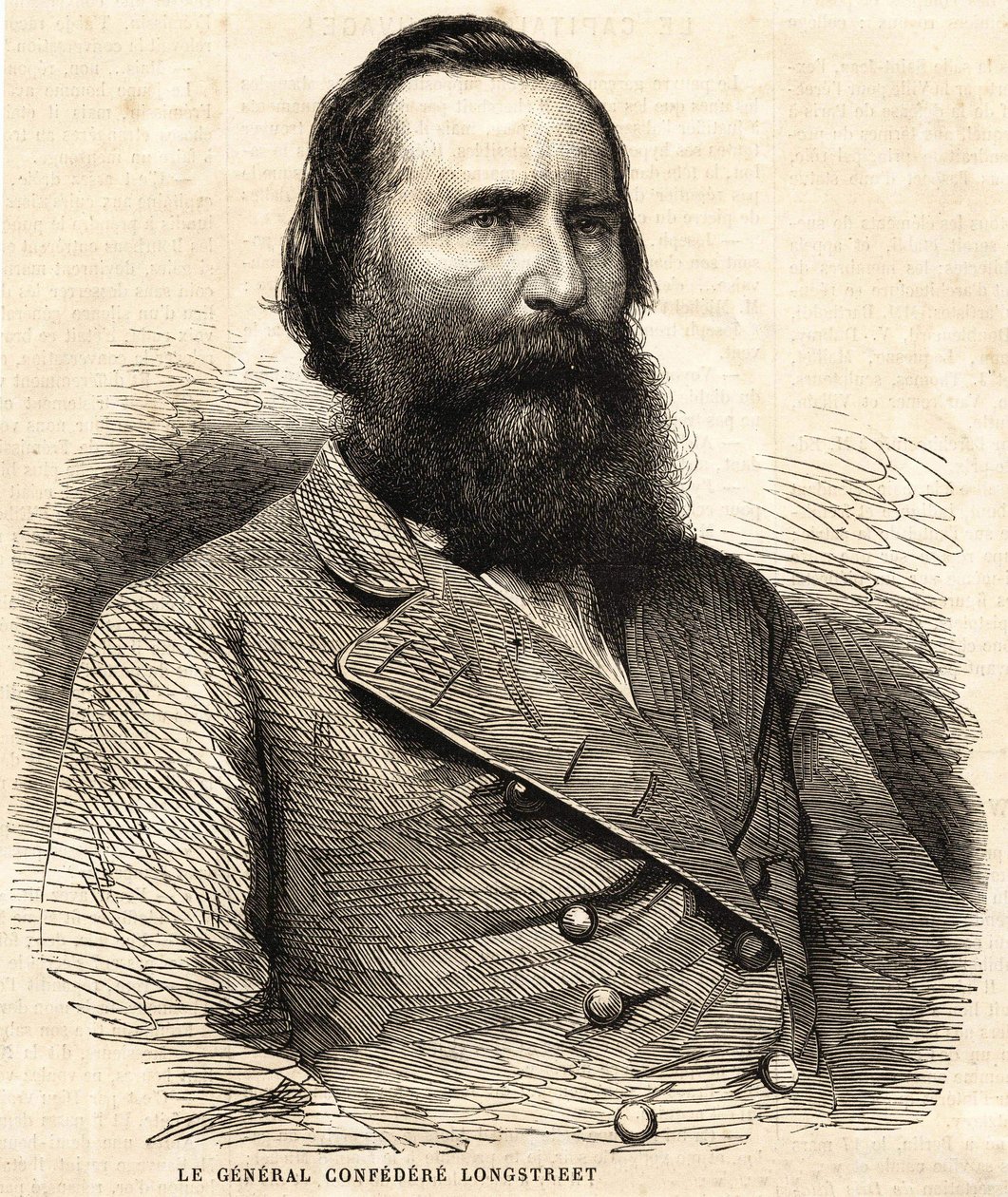 Confederate General James Longstreet (1821 - 1904) by Unknown artist