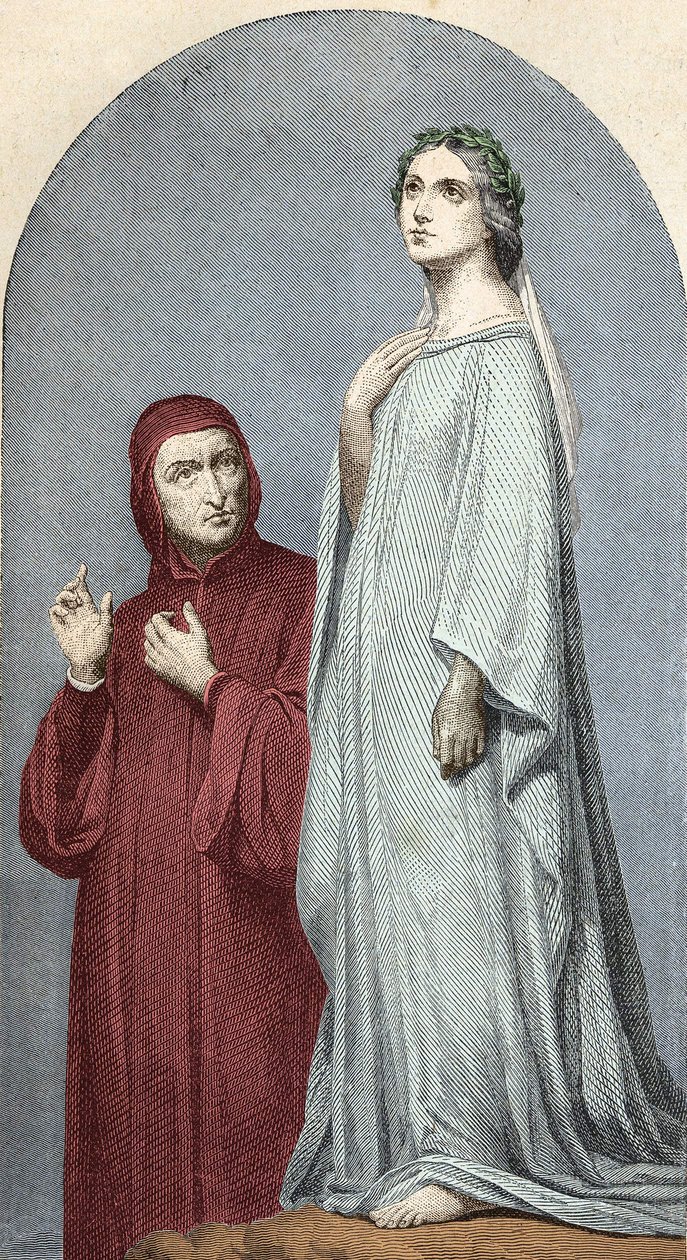Dante and Beatrice by Unknown artist