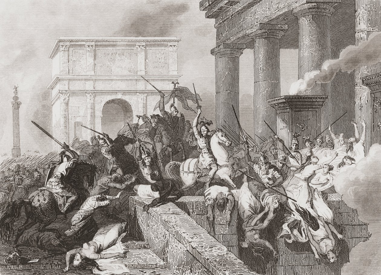 The Coming of the Vandals to Spain by Unknown artist