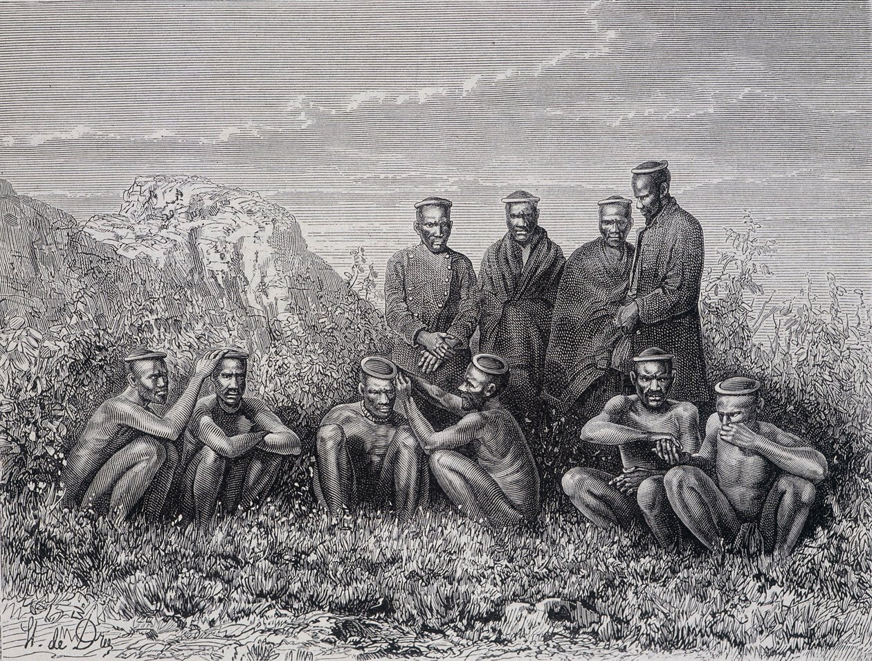 Zulu Cafres (Ring-Kop tribe) by Unknown artist