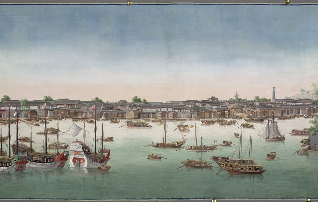 A View of Canton by Unknown artist