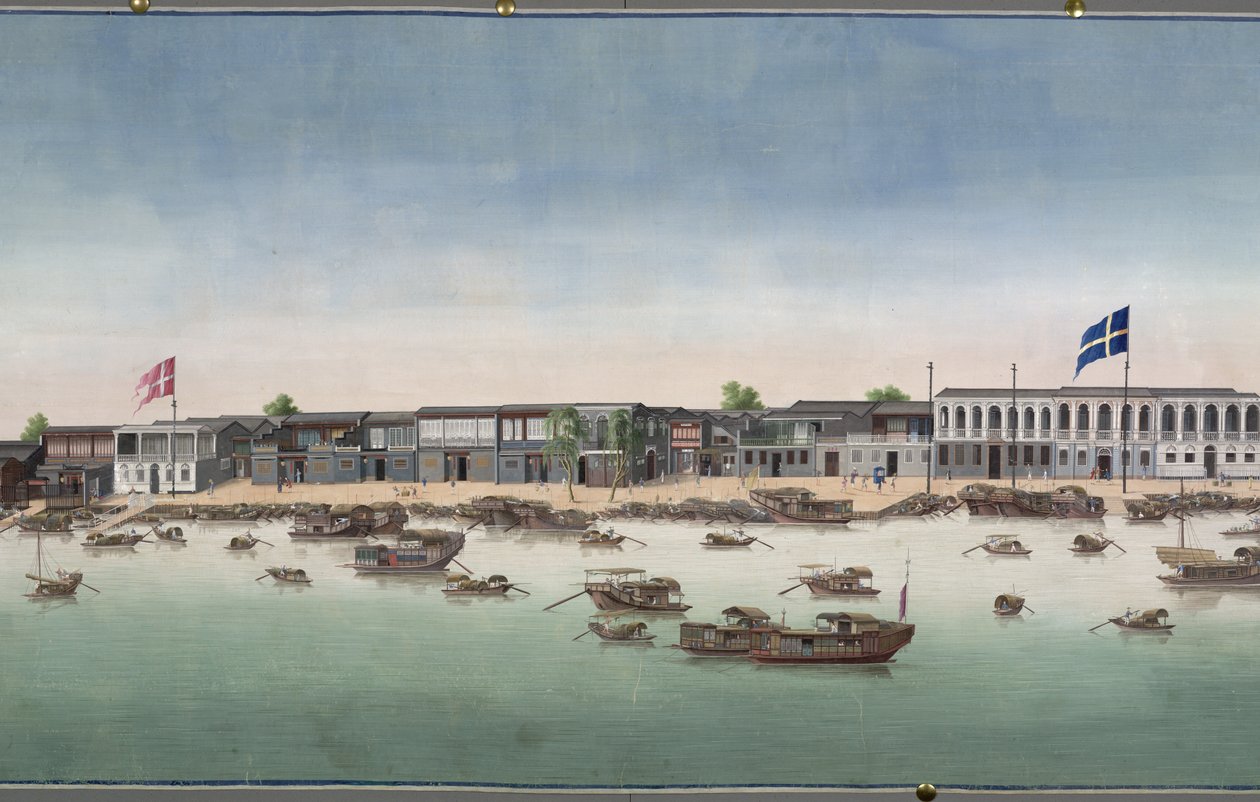 A View of Canton by Unknown artist