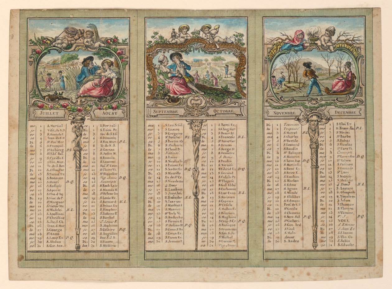 Almanac for 1789 by Unknown artist