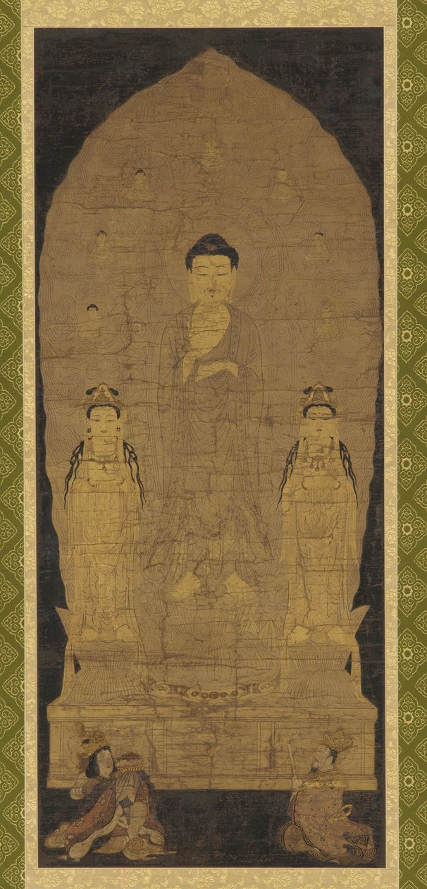 Amitabha Triad by Unknown artist
