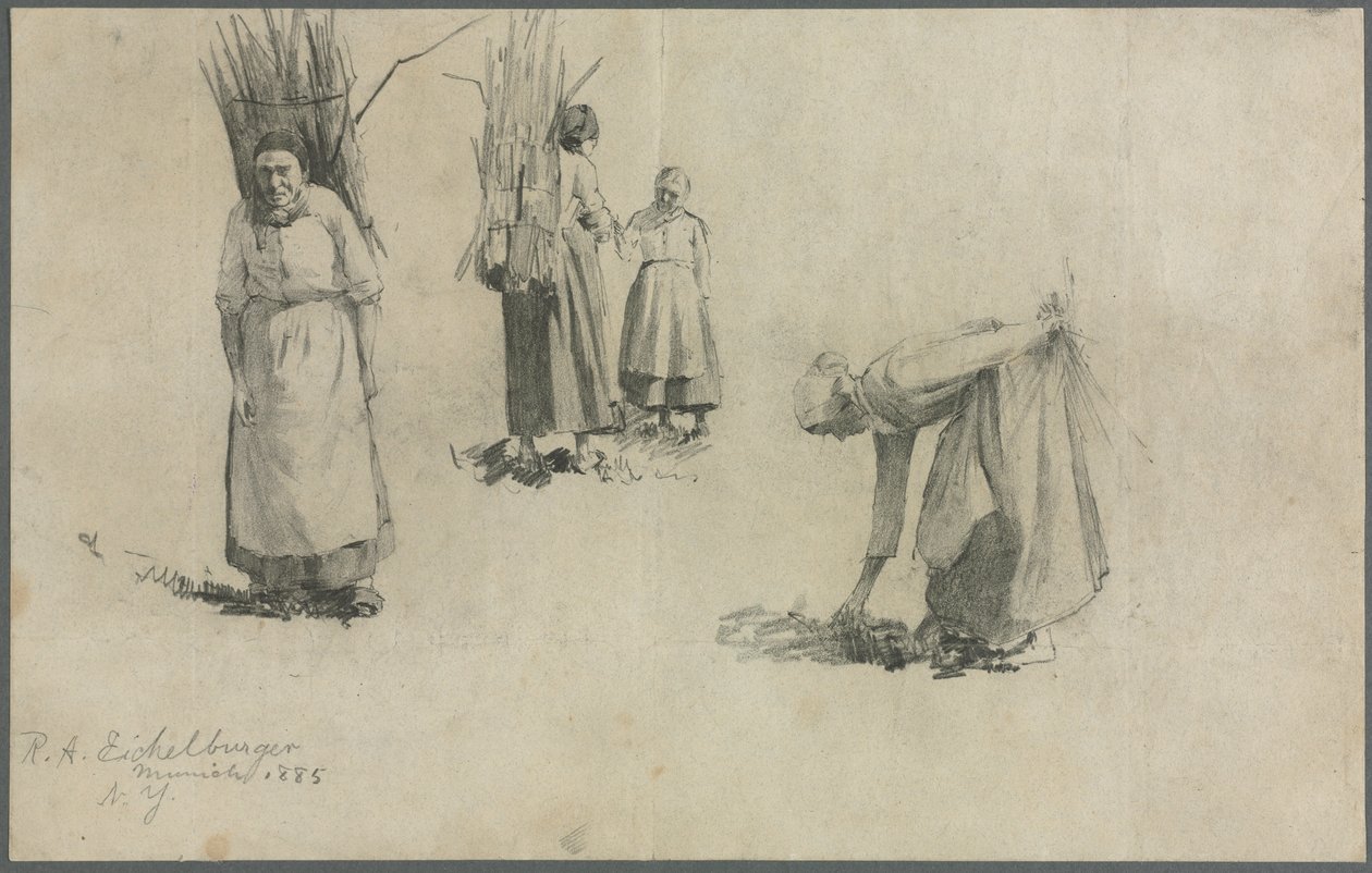 Bavarian Peasants by Unknown artist