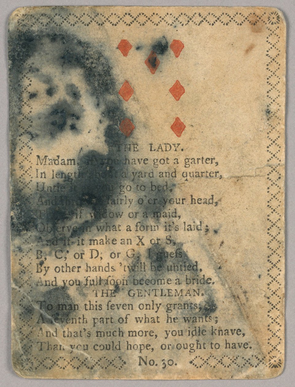 Card with Verse by Unknown artist