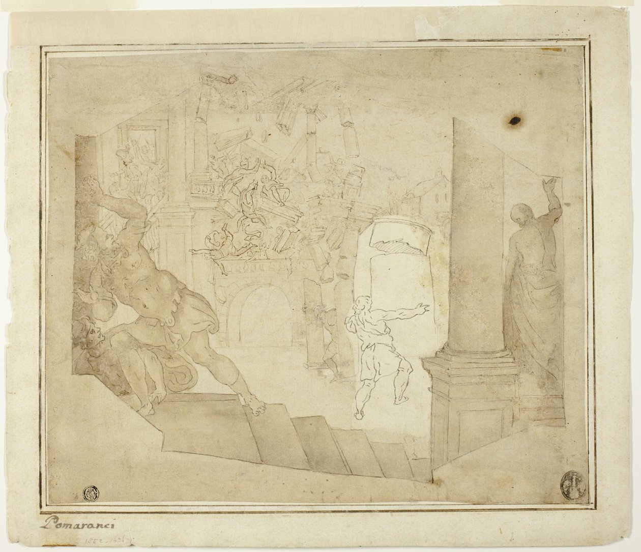Death of Samson by Unknown artist