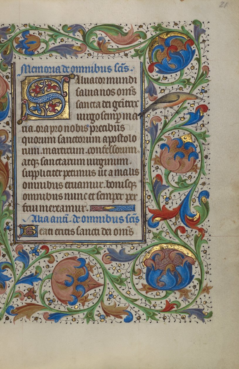 Decorated Initial S by Unknown artist