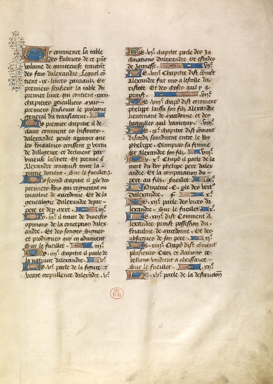 Decorated Text Page by Unknown artist