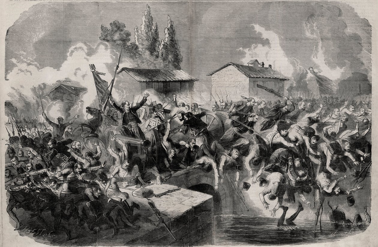 Episode in Battle of Palestro, May 31 by Unknown artist