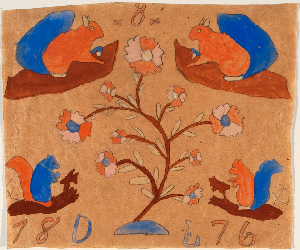 Four Squirrels by Unknown artist