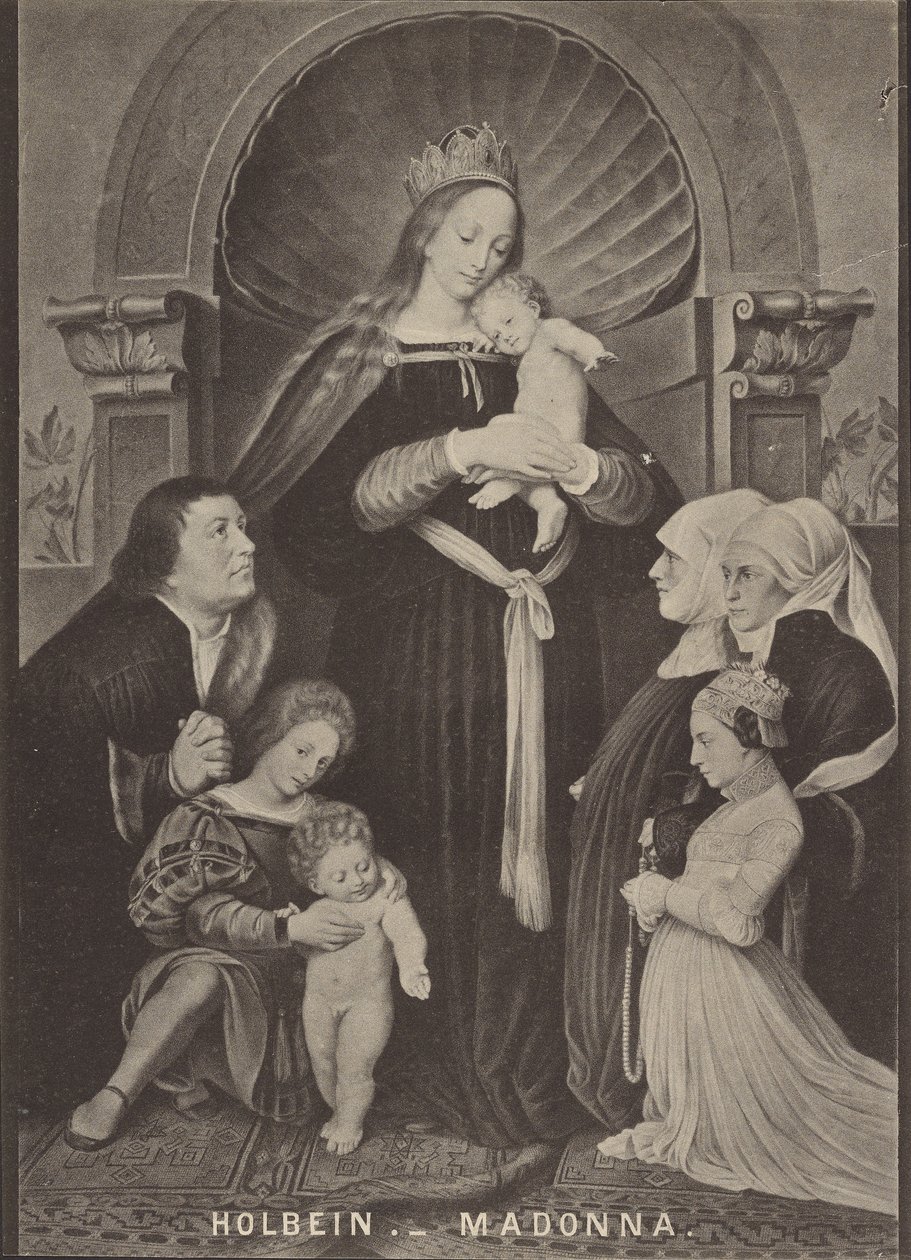 Holbein - Madonna by Unknown artist